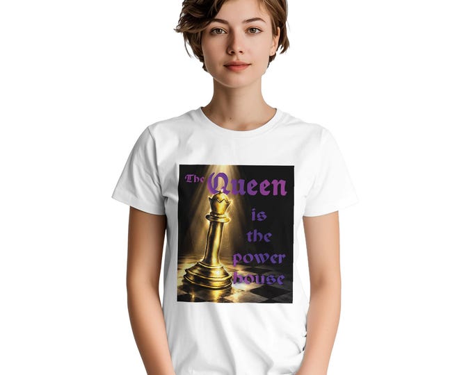The Queen is the power house. Chess Unisex Crewneck T-shirt | Queen Chess Piece