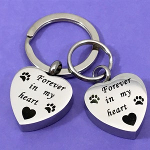 Forever in My Heart Pet Cremation Jewelry for Ashes Urn Necklace Ash ...