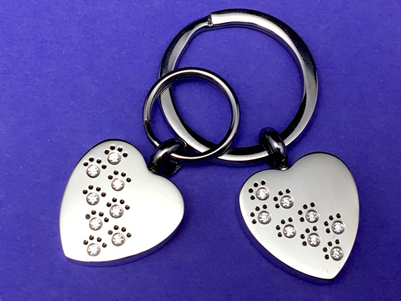 Crystals Paws on My Heart Pet Cremation Jewelry for Ashes Urn Necklace Ash Pendant Dog Cat Pawprint Memorial Gift Stainless Steel Chain Loss