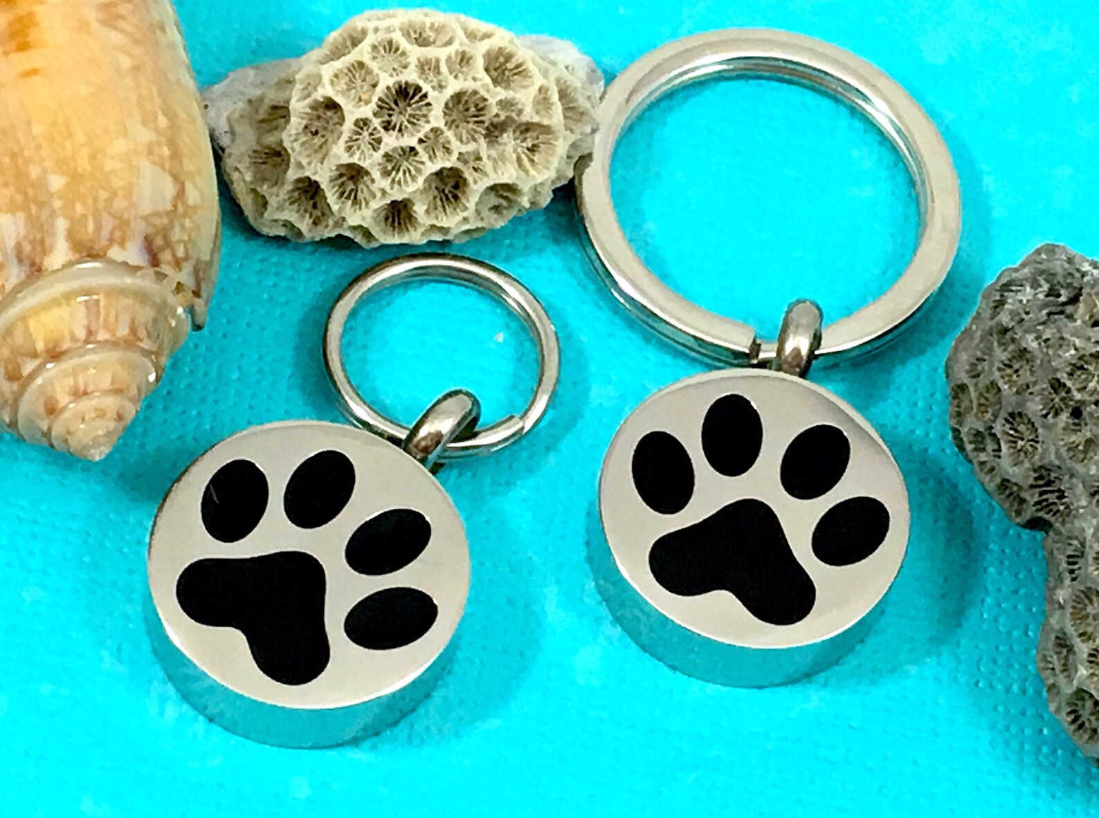 Paw Print Pet Cremation Jewelry for Ashes Urn Necklace Ash Pendant Dog ...