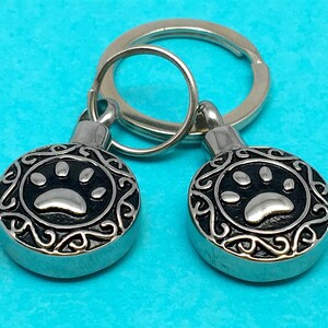 Celtic Paw Print Pet Cremation Jewelry for Ashes Urn Necklace Ash ...
