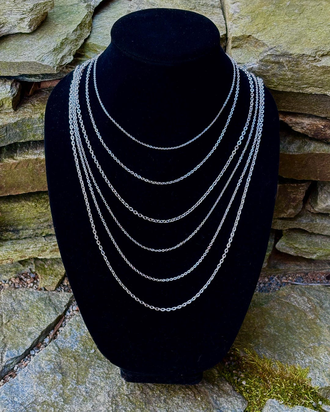 Necklace Chains Stainless Steel 16 18 20 22 24 26 28 30 Inch Rust ...