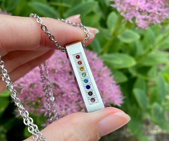 Ladies Unisex Pet Cremation Jewelry Rainbow Bridge Vial for Ashes