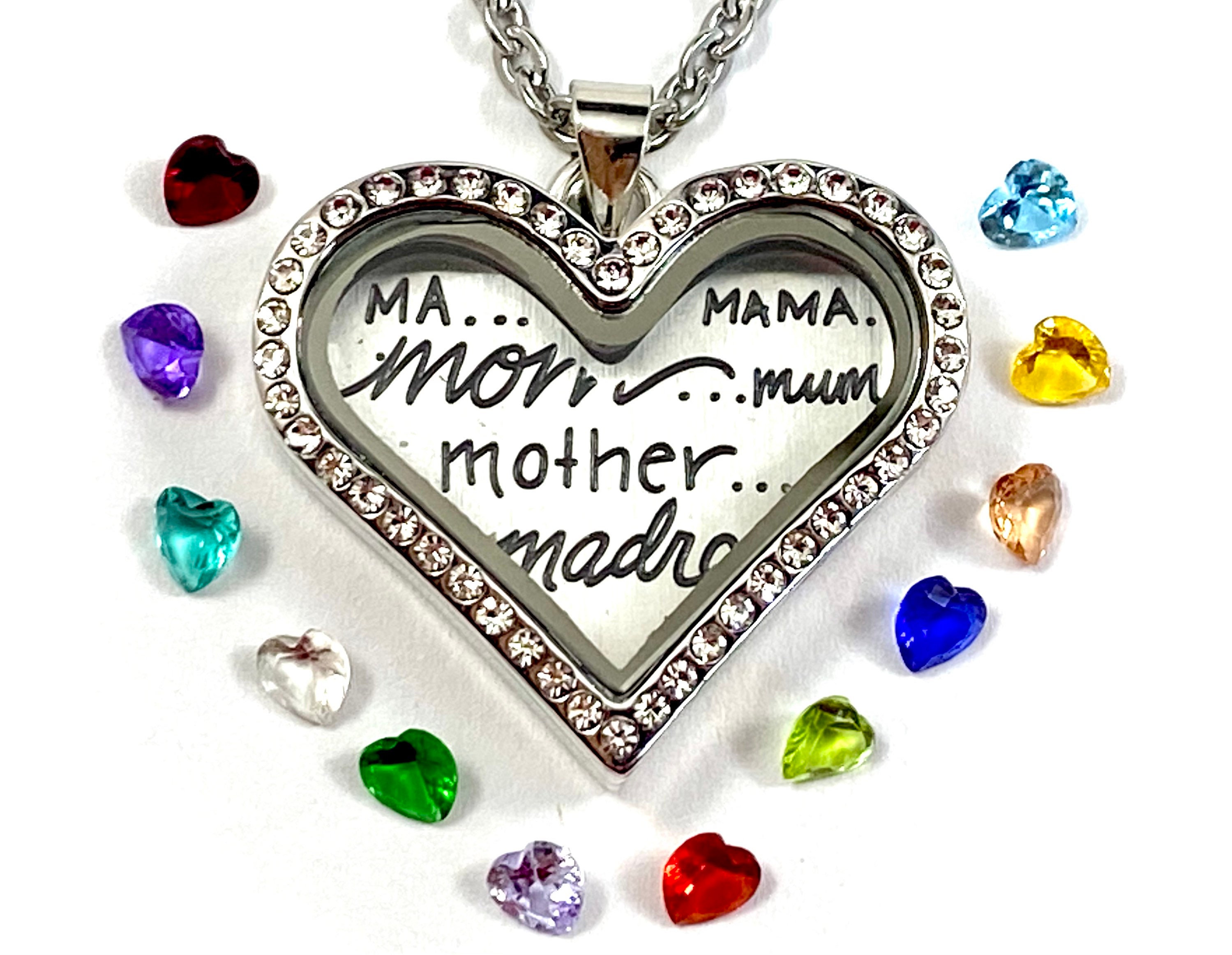 Locket necklace for mum sales