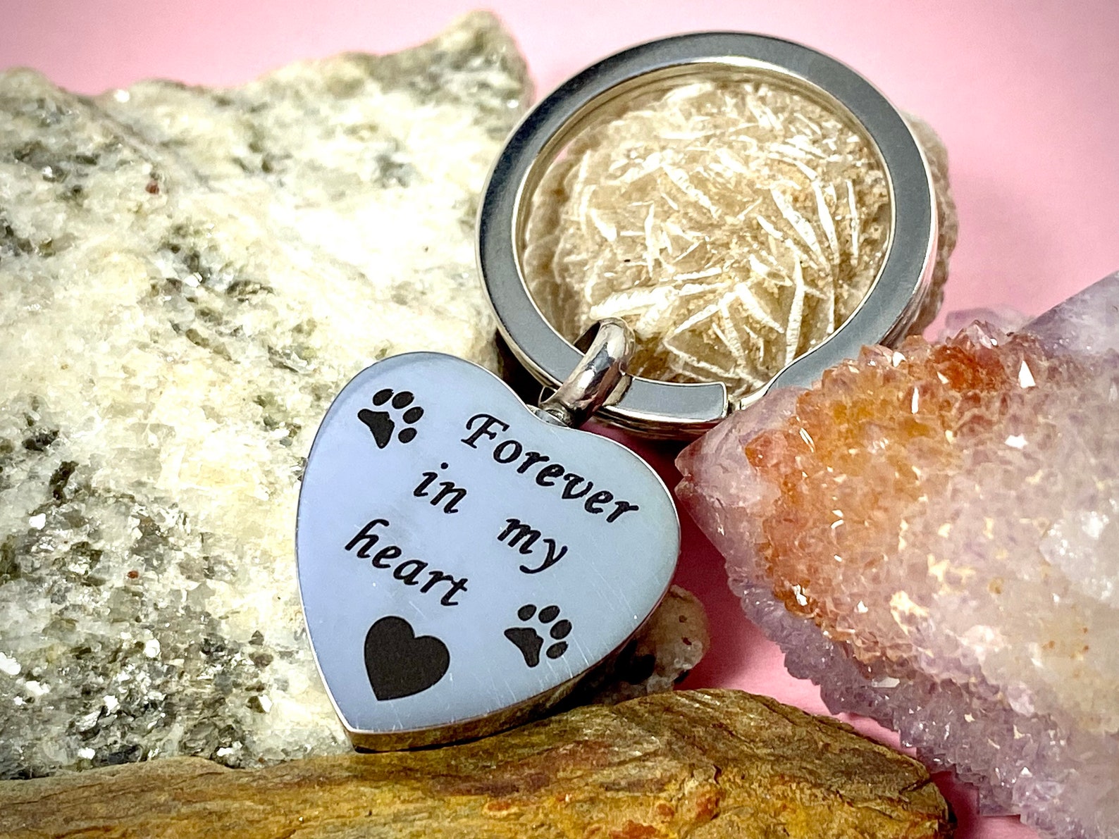 Forever in My Heart Pet Cremation Jewelry for Ashes Urn Necklace Ash ...