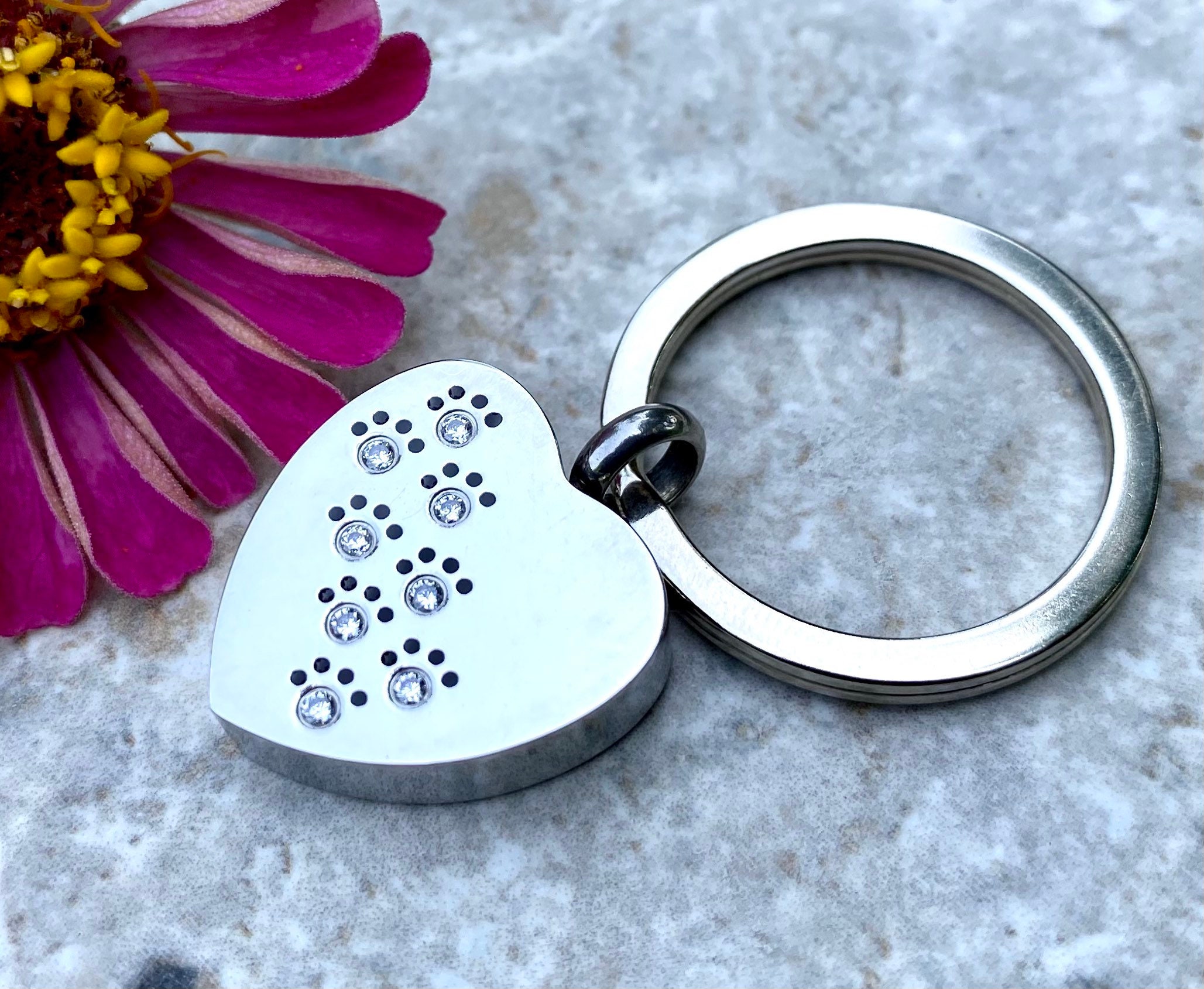 Urn Crystal Paws on My Heart Cremation PENDANT or NECKLACE Holds ...