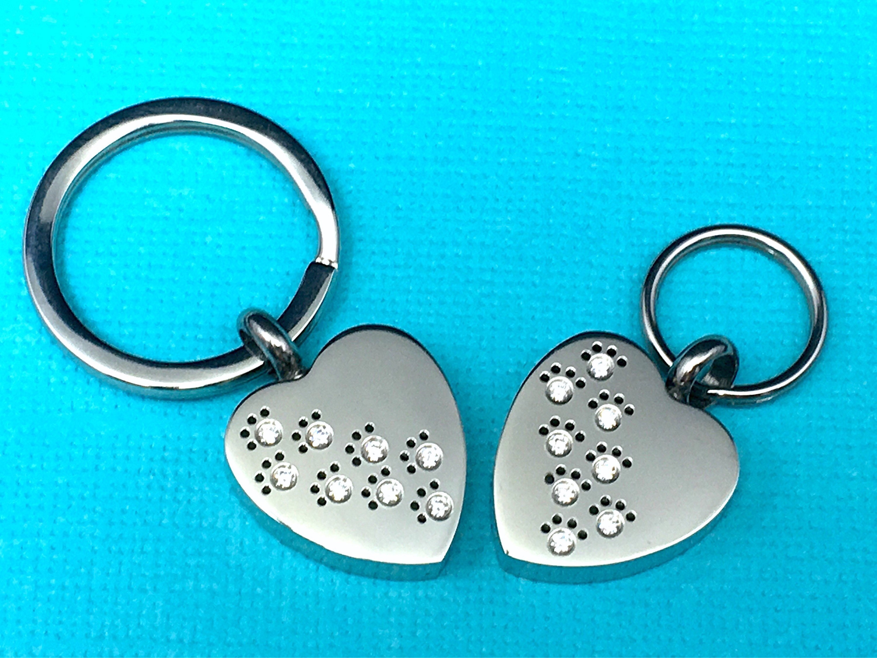 Urn Crystal Paws on My Heart Cremation PENDANT or NECKLACE Holds ...