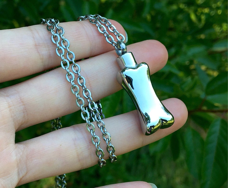 Dog Pet Urn Necklace Pendant Jewelry Holds Ashes Cremation Etsy