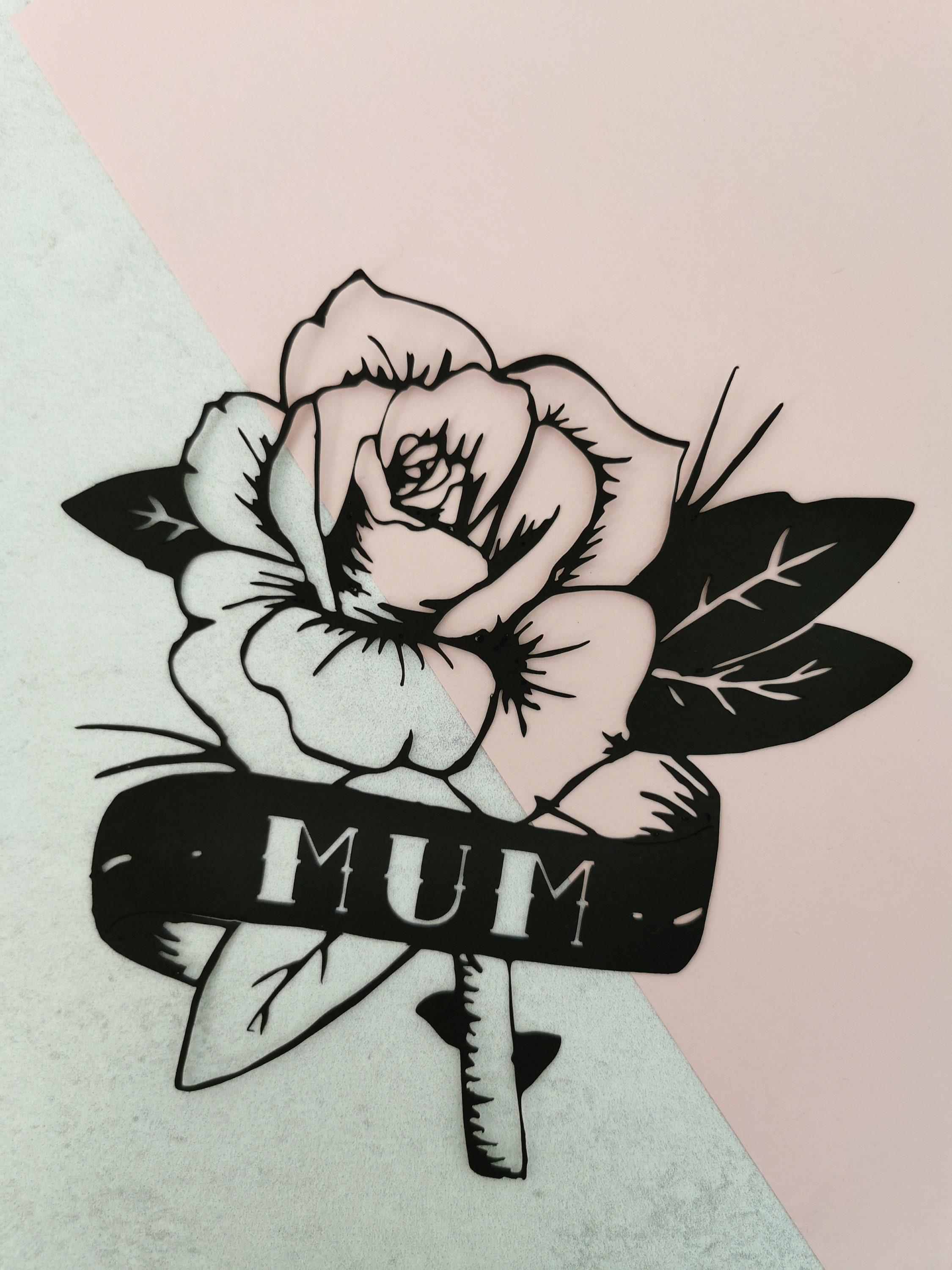 Decorative Tattoo Paper Cut Design Graphic by mehide021 · Creative