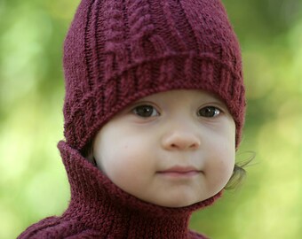 STRAIGHT ARROW Hat knitting pattern -newborn baby toddler child teen adult sizes - fall fashion