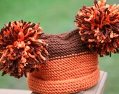 POM POM knitting pattern - ALL sizes -newborn, baby, child, adult halloween