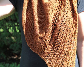 FALLING-IN-LOVE shawl - knitting pattern - 2 sizes