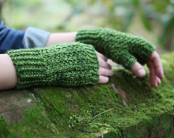 MORNING HUGS mitts -full & fingerless - knitting PATTERN baby to adult