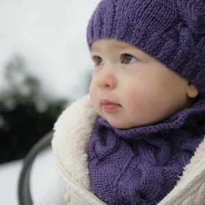 MY MUSE Set Cowl & Hat Knitting Pattern baby Toddler Child - Etsy