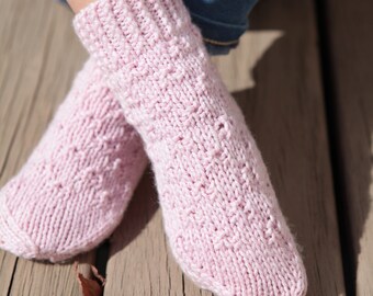 QUIET MOMENTS socks- knitting PATTERN baby to adult sizes