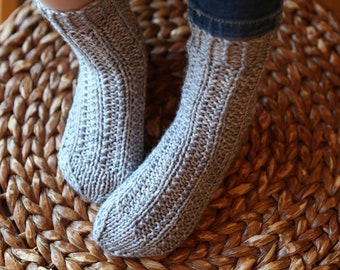 What's Mine is Yours - socks- knitting PATTERN baby to adult sizes