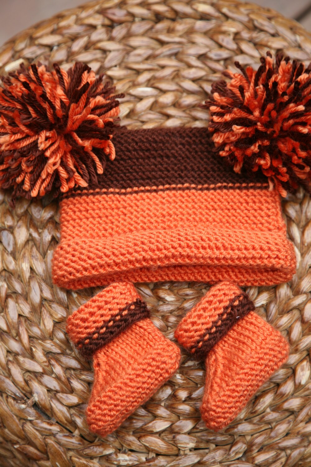 POM POM Knitting Pattern ALL Sizes newborn, Baby, Child, Adult