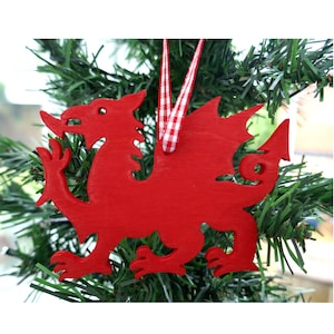 Welsh dragon, Welsh Christmas decoration,  Nadolig Llawen, Wales Christmas, Father's Day, Welsh Dragon, St. David's day, Welsh birthday gift