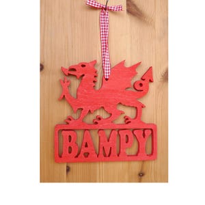 Bampy Welsh-draak, Welshe geschenken, Bampy Christmas, Bampy-cadeau, Welshe geschenken, Vaderdag