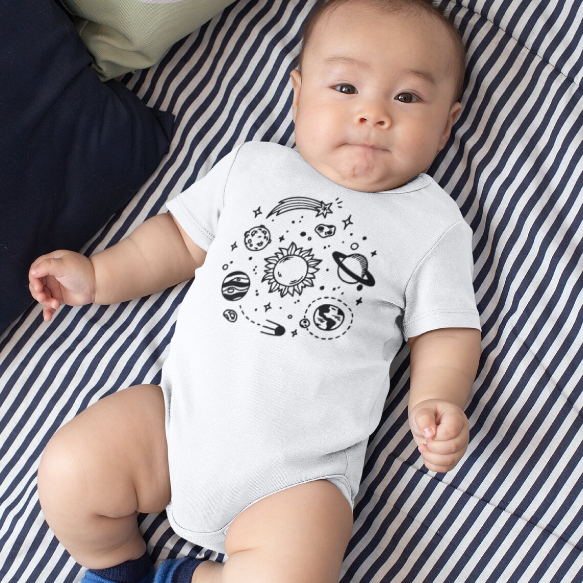 Space Baby Onesies® New Baby Gift Hello World Space Themed Etsy