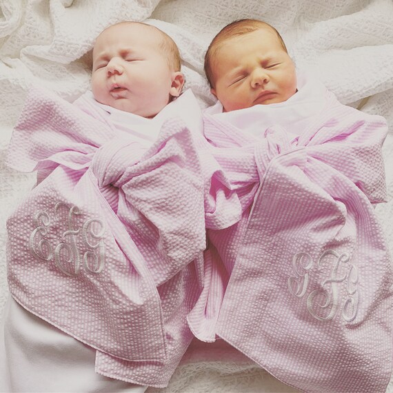 pink bow swaddle