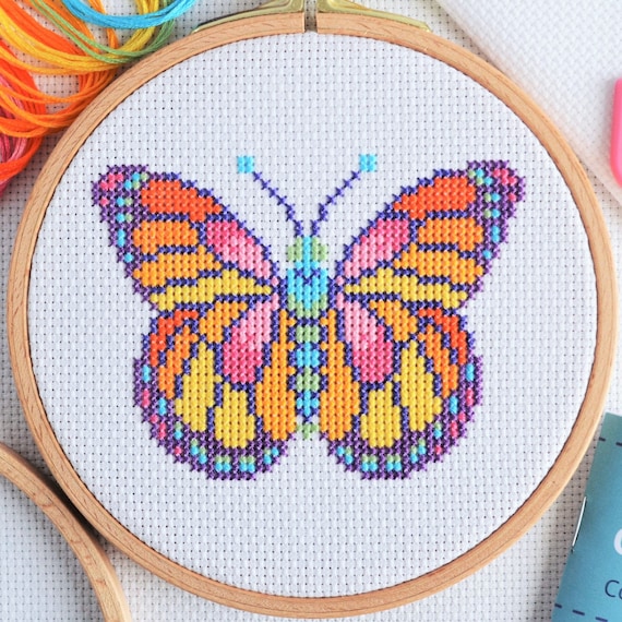Cross Stitch Butterfly Chart