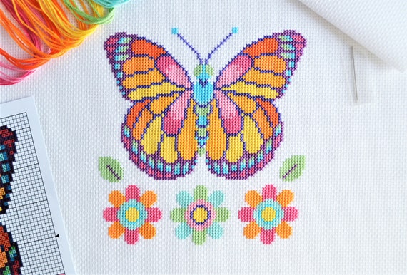 Cross Stitch Butterfly Chart