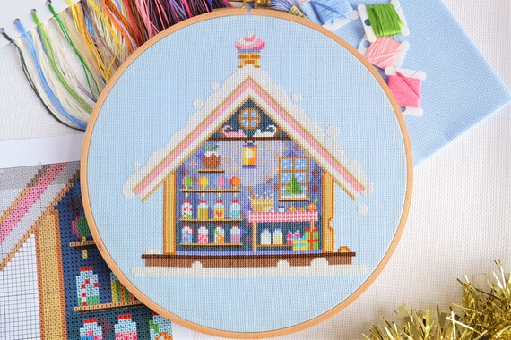 Modern Gingerbread House Patterns