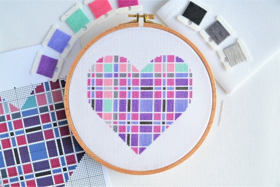 Heart Cross Stitch Chart