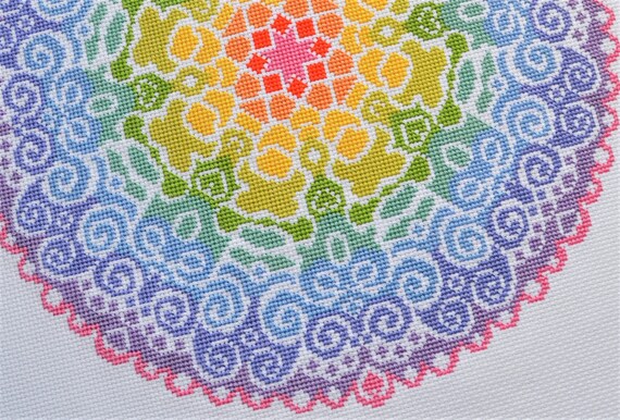 Mandala Cross Stitch Charts