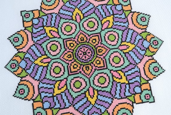 Mandala Cross Stitch Charts