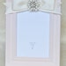 Baby Picture Frame Gift Shower New Newborn Pink Nursery Decor Girl Room Present Ideas Photo Frames Embellished Bow 4x6 5x7 8x10 Expecting