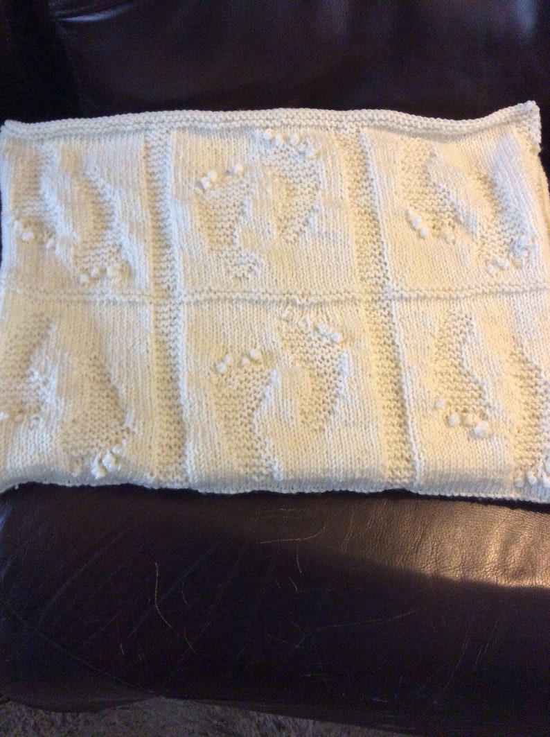 Baby Footprints Baby Blanket