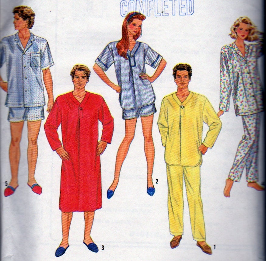 Buy Simplicity 8963, Sewing Pattern, Adult Pyjamas, Nightshirts Patterns, Sizes 30 to 48 Inch Chest, Long or Shortspyjama, Teen Boys or Girls Online in India - Etsy Buy Simplicity 8963, Sewing Pattern, Adult Pyjamas, Nightshirts Patterns, Sizes 30 to 48 Inch Chest, Long or Shortspyjama, Teen Boys or Girls Online in India - Etsy