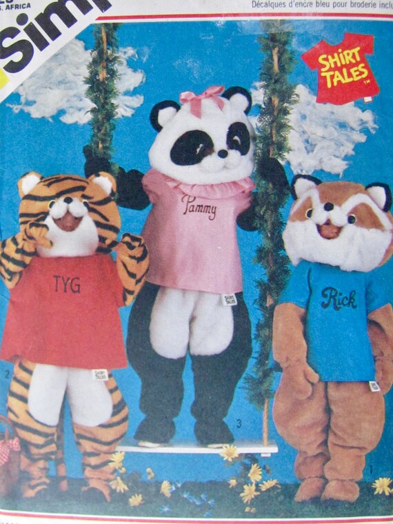 shirt tales stuffed animals