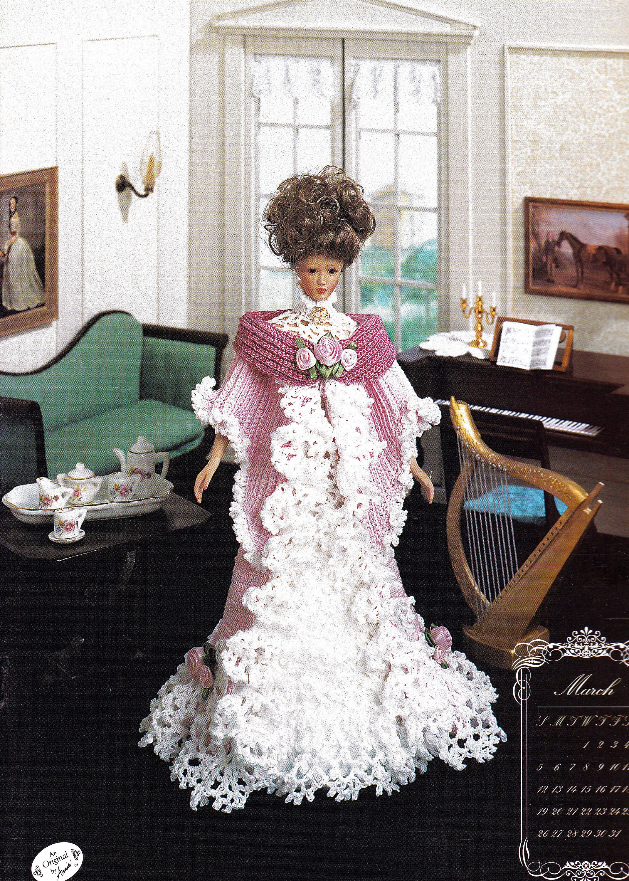 Miss March 1995 Calendar Bed Doll Society Fashion Doll Dress Etsy