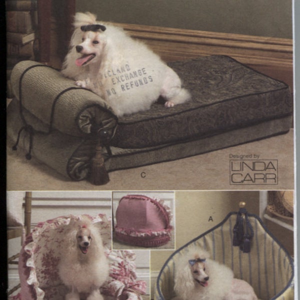 Vogue 8217 -  Luxurious Dog Beds Sewing Pattern  OOP - Uncut