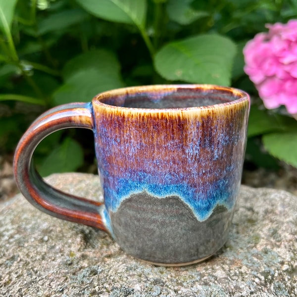 Small Coffee Mug 8 oz., Favorite Pottery Mugs, Ceramic Mug, Unique Handmade Mug, Coffee Tea Cup, Unique Gift for Coffee Lovers