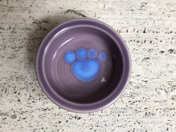 Ceramic Dog Bowl Small Purple Dog Dish Lavender Food Dishes for Dogs or Cats Pottery Pet Dish Pet Food Bowls Chihuahua Dish Etsy Canada