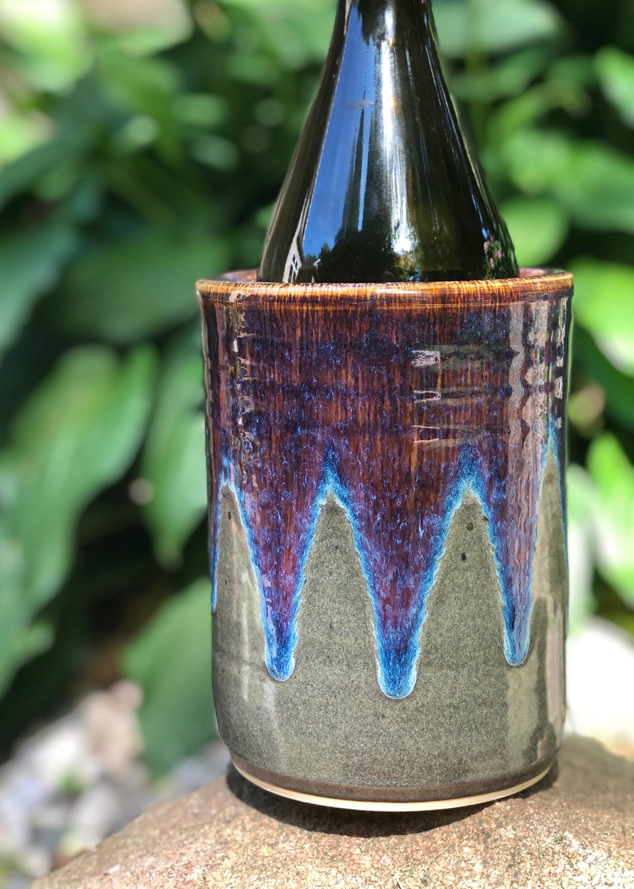 Wine Chiller Ceramic Wine Cooler Handmade Pottery Wine Home Etsy