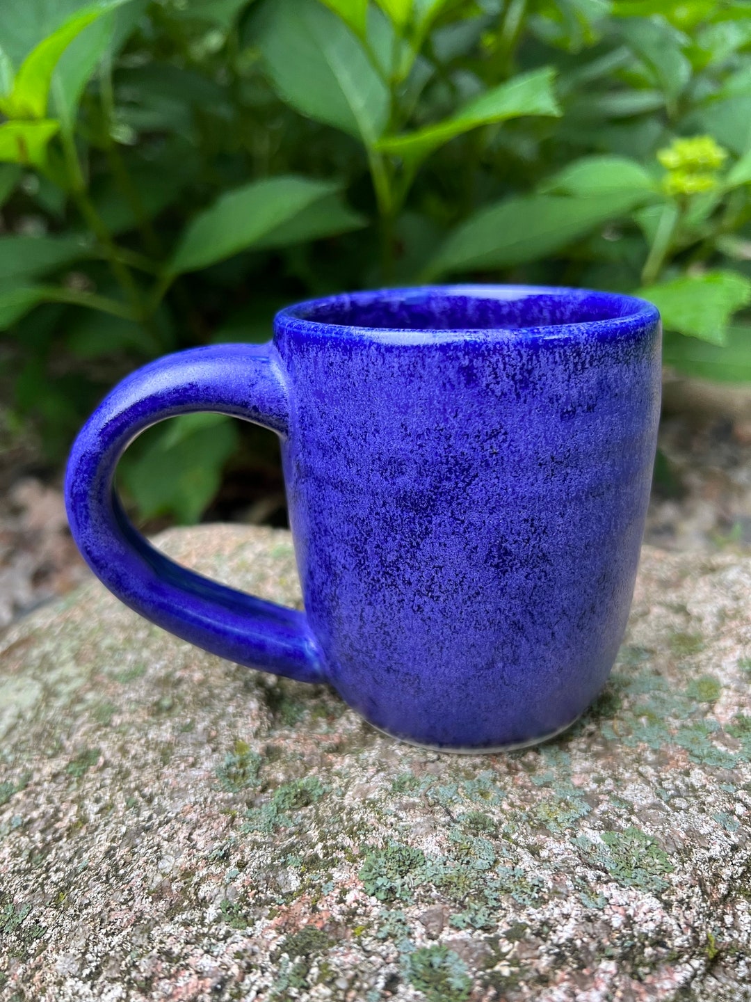 Purple Coffee Mug, 8 Oz. Small Ceramic Mug, Tea Coffee Cup, Handmade