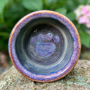 Ceramic Dog Bowl, Small Ceramic Pet Dish, Food and Water Bowls for Dogs Cats, Pet Dishes, Stoneware Animal Bowl, Pet Supplies and Gifts
