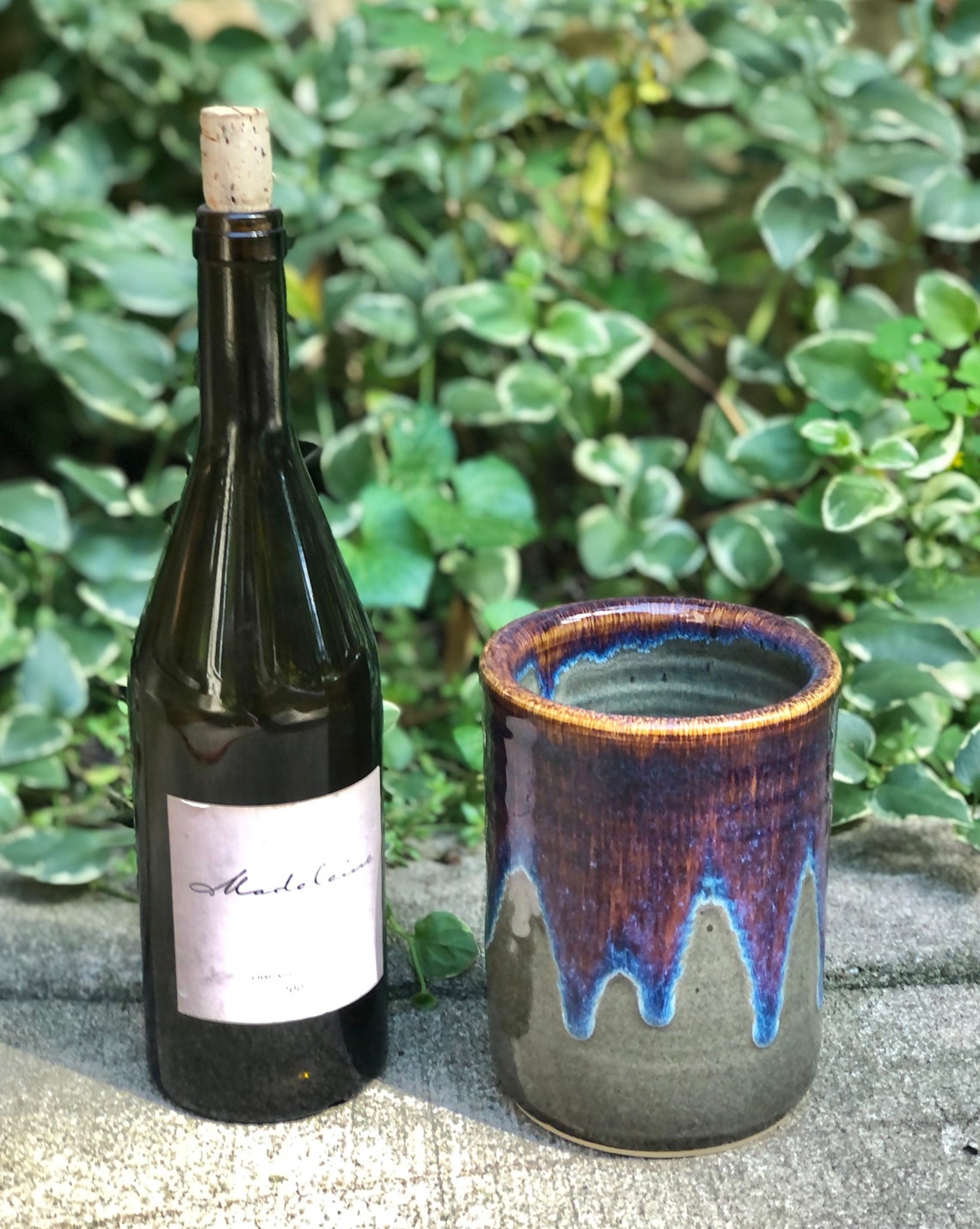 Wine Chiller Ceramic Wine Cooler Handmade Pottery Wine Home Etsy