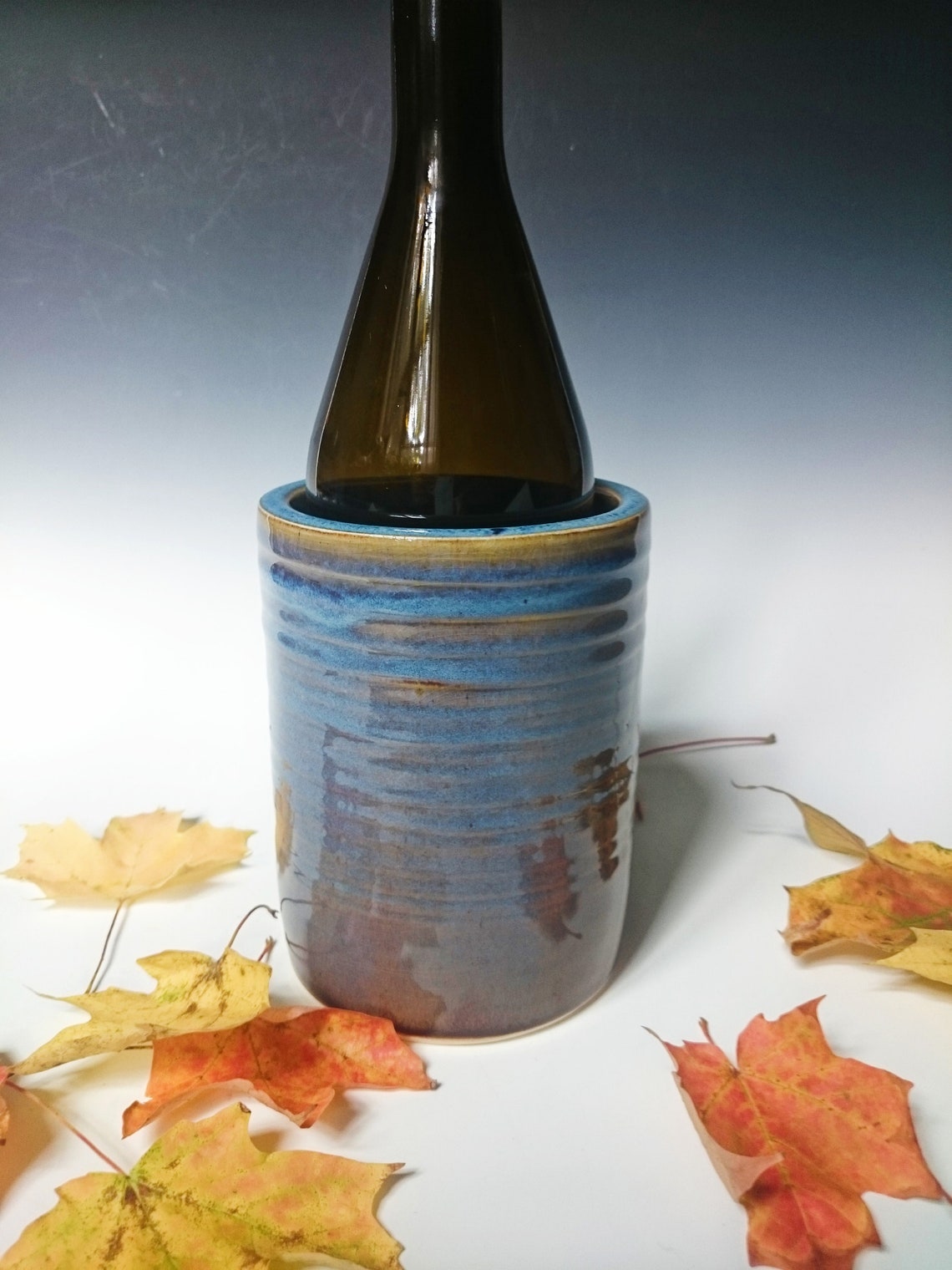 Wine Chiller Ceramic Wine Cooler Handmade Ceramic Pottery Etsy