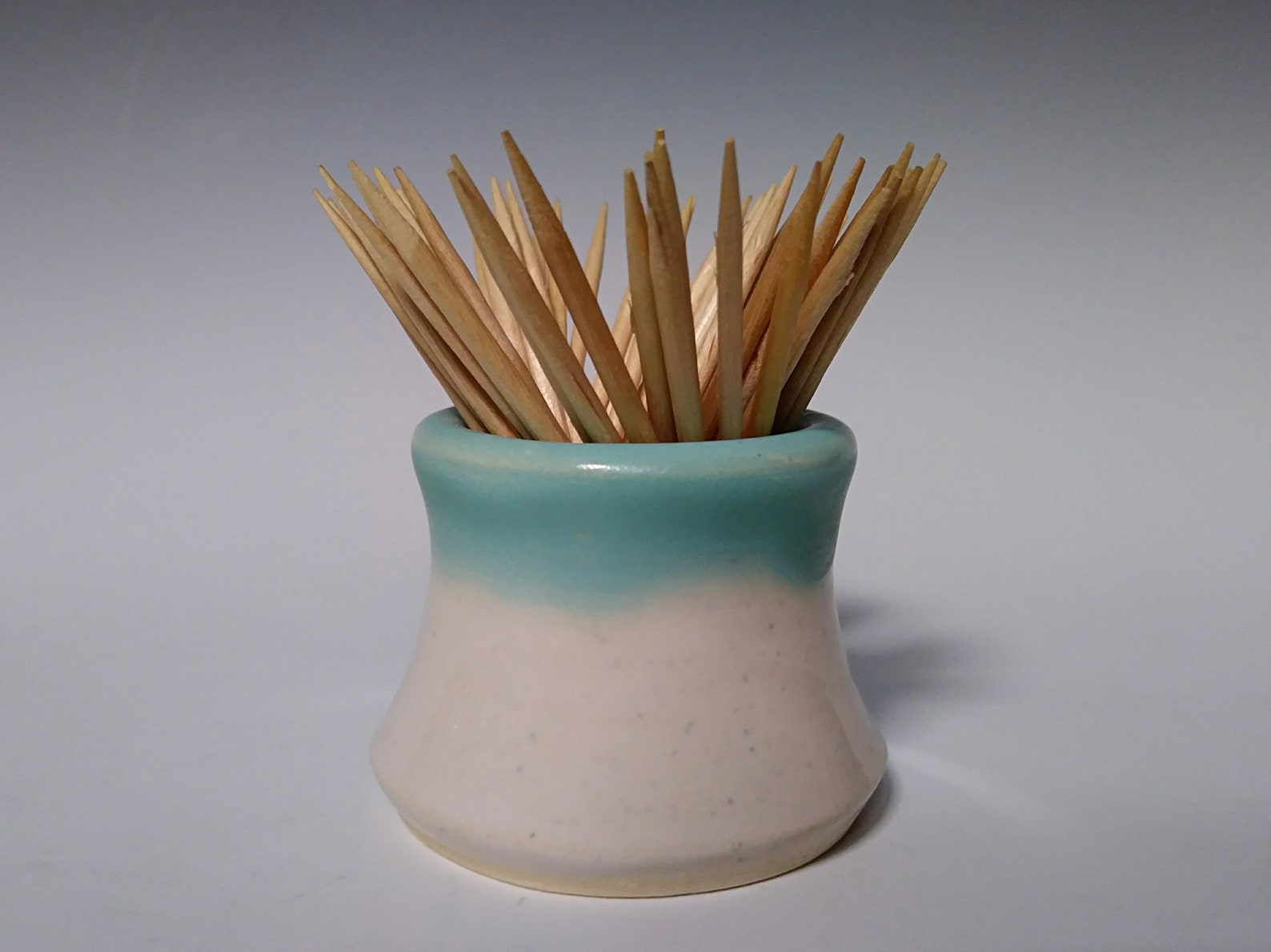 Toothpick Holder 3 Colors Handmade Small Ceramic Vase Etsy