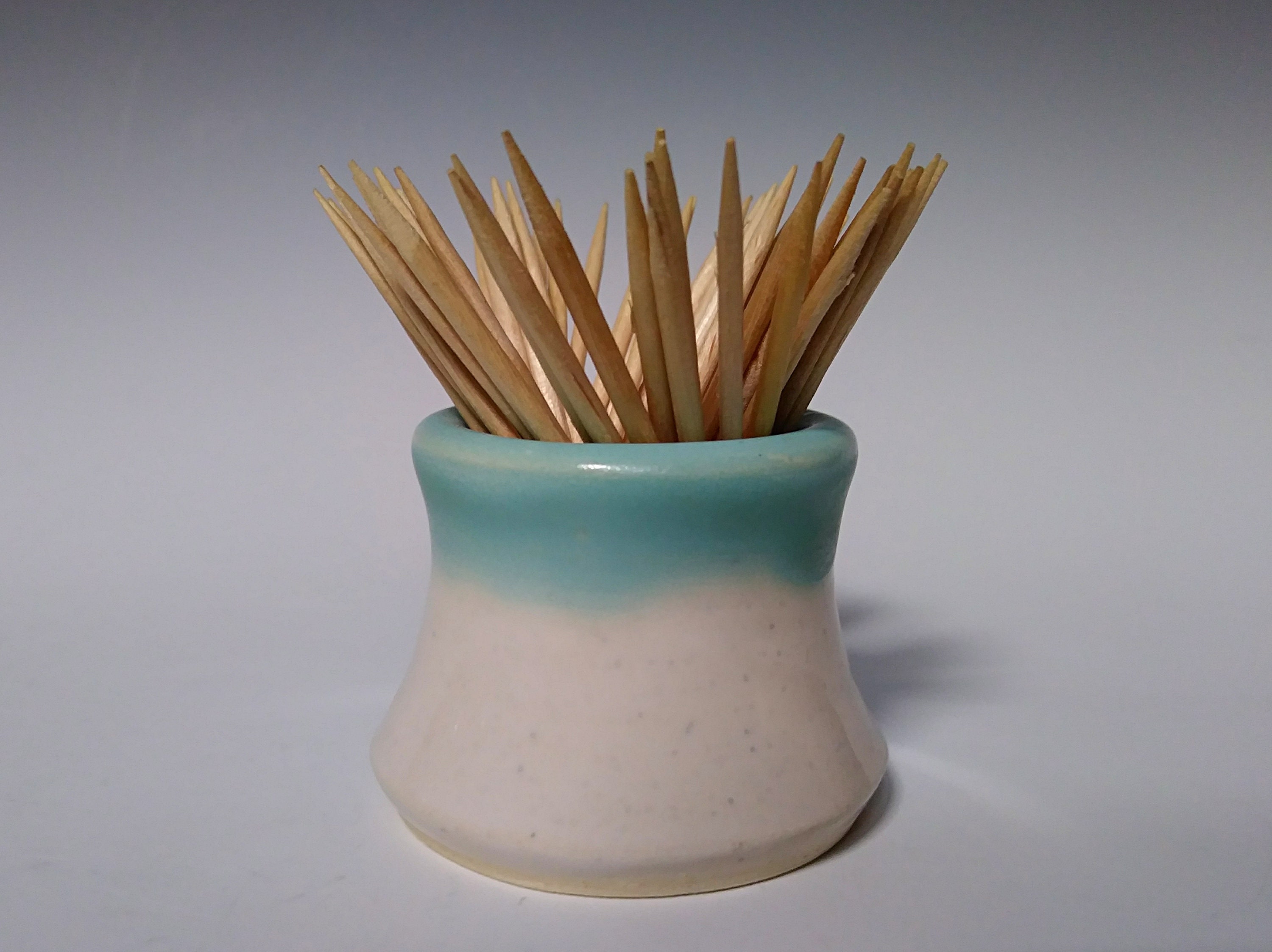 Toothpick Holder 3 Colors Handmade Small Ceramic Vase Etsy