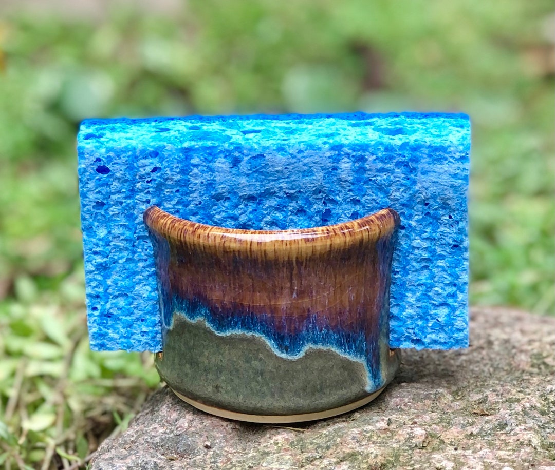 Ceramic Sponge Holder, Sponge Keeper, Sink Caddy, Kitchen Gadgets