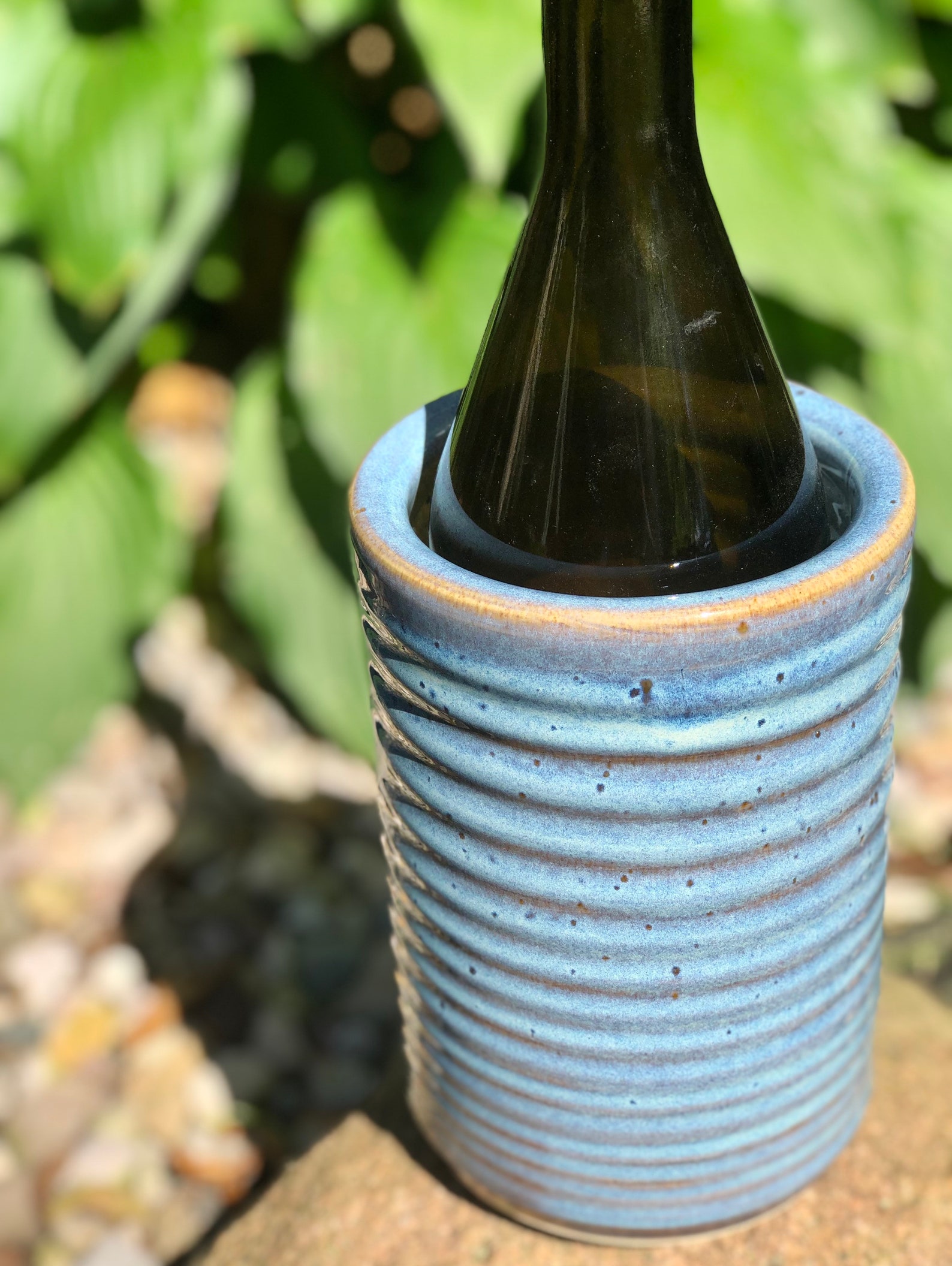 Wine Chiller Ceramic Wine Cooler Handmade Ceramic Pottery Etsy