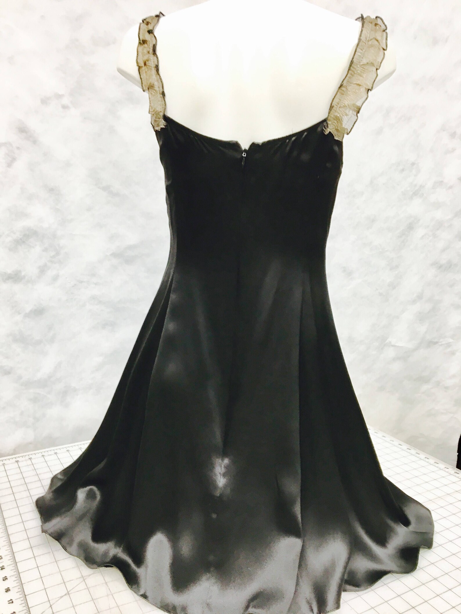 white ruffle maxi dress Matilde Detail minimal wedding dress Size:J12 Pin by Rabid Mayday