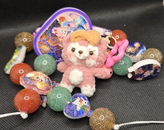 Duffy characters handmade bag charm, phone charm, car charm